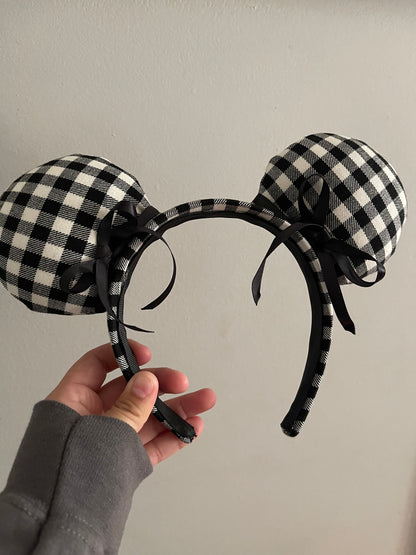 Flannel ribbon Mouse ears