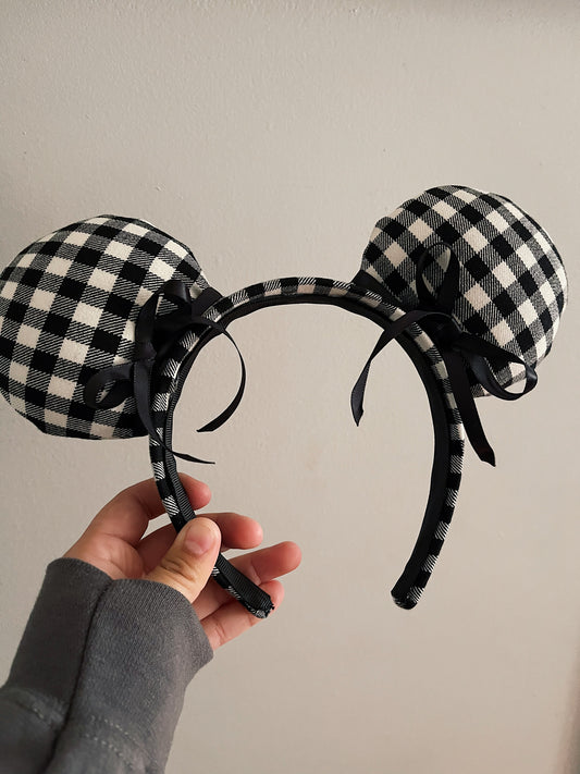 Flannel ribbon Mouse ears