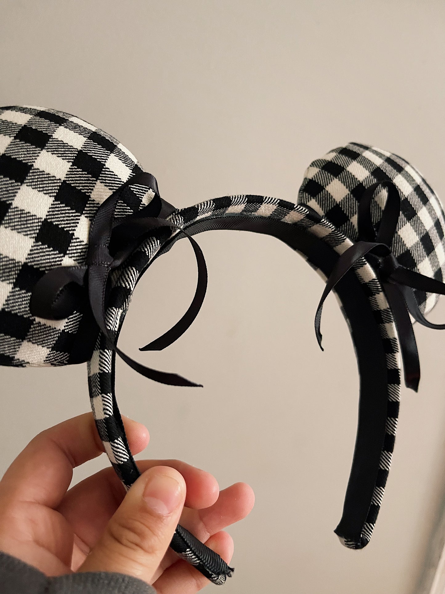 Flannel ribbon Mouse ears